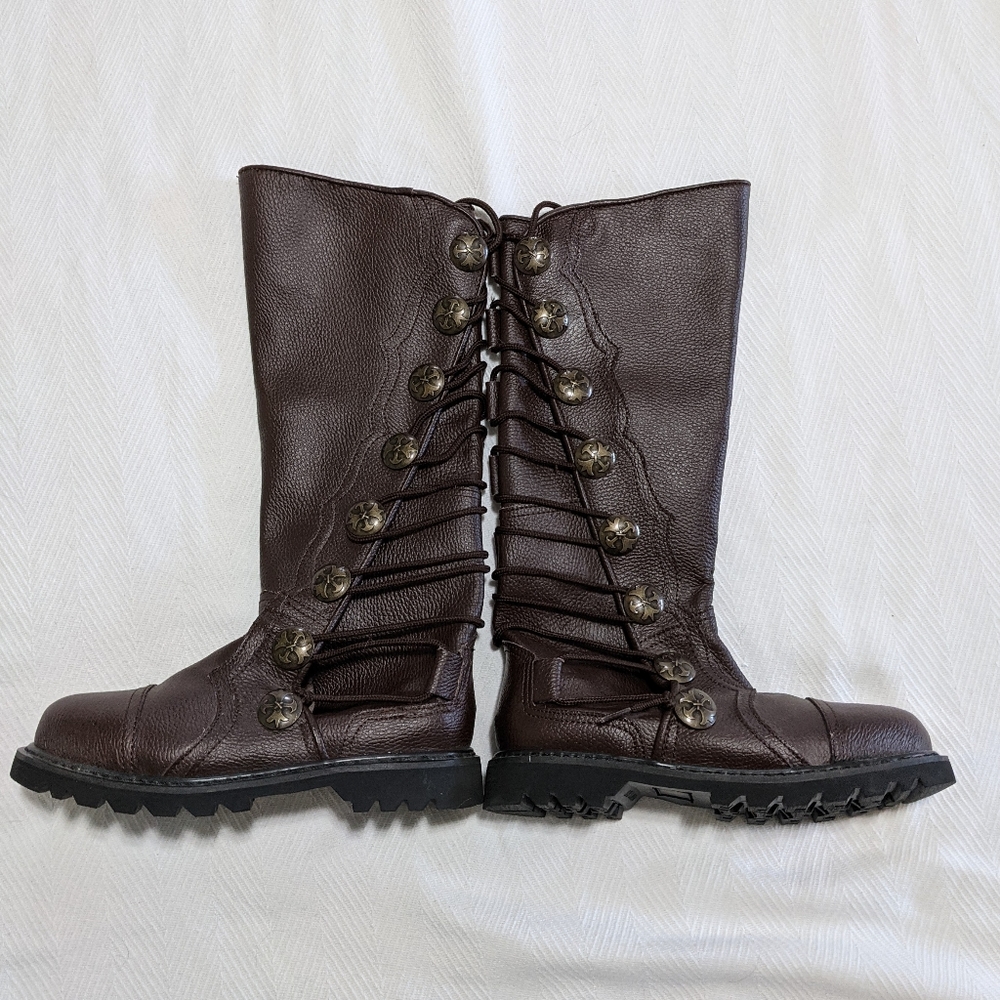 Leather sz 8 Reenactment Boots